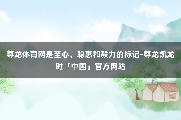 尊龙体育网是至心、聪惠和毅力的标记-尊龙凯龙时「中国」官方网站